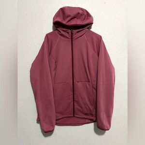 Marmot Zenyatta Women’s Full Zip Softshell Hooded Jacket Red Purple Size XL